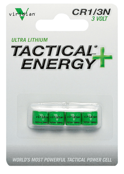Viridian Viridian Lithium Battery 1/3n - 4-pack Fits Reactor Lasers