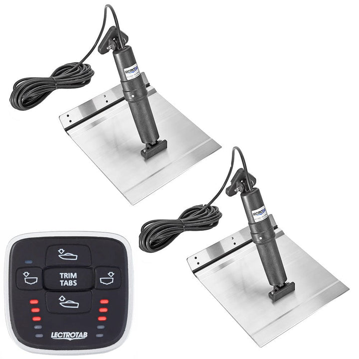 Lectrotab Lectrotab XKA Aluminum Alloy Trim Tab Kit w/MLC-1 Control - 9 x 24 Boat Outfitting