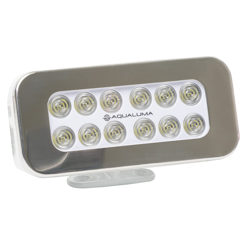 Aqualuma LED Lighting Aqualuma Bracket Mount Spreader Light 12 LED - Stainless Steel Bezel Lighting