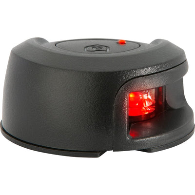 Attwood Marine Attwood LightArmor Deck Mount Navigation Light - Black Composite - Port (red) - 2NM Lighting