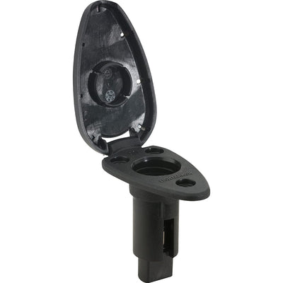 Attwood Marine Attwood LightArmor Plug-In Base - 2 Pin - Black - Teardrop Lighting