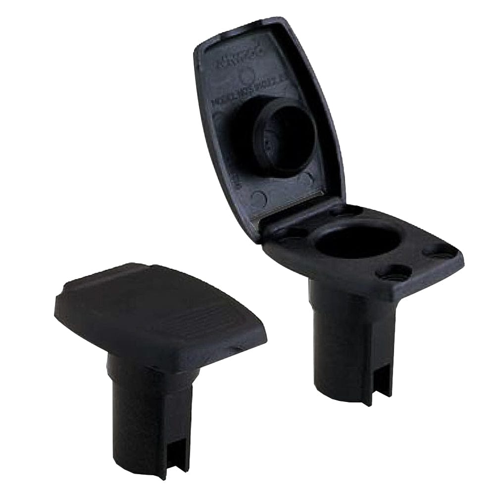 Attwood Marine Attwood Oval 2-Pin Base f/Angled Pole - Black Lighting