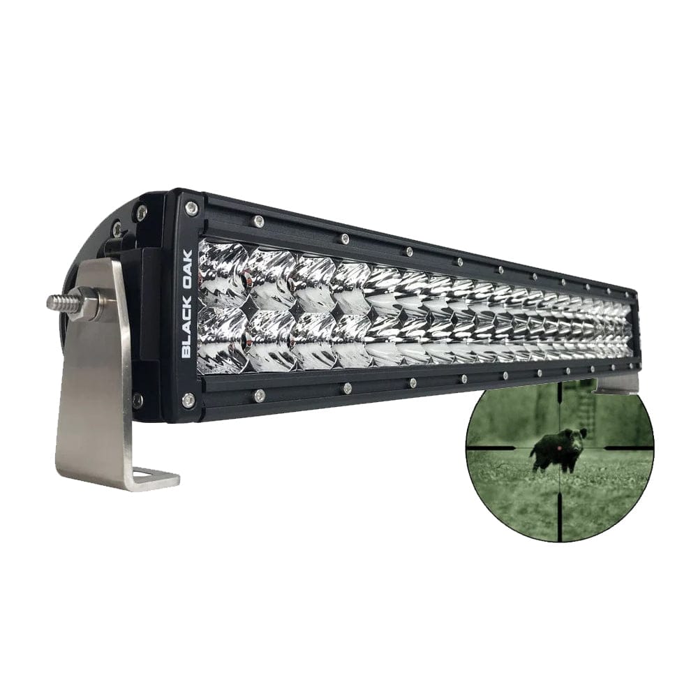 Black Oak LED Black Oak Pro Series Double Row Combo Infrared 20" 940nm Light Bar - Black Lighting
