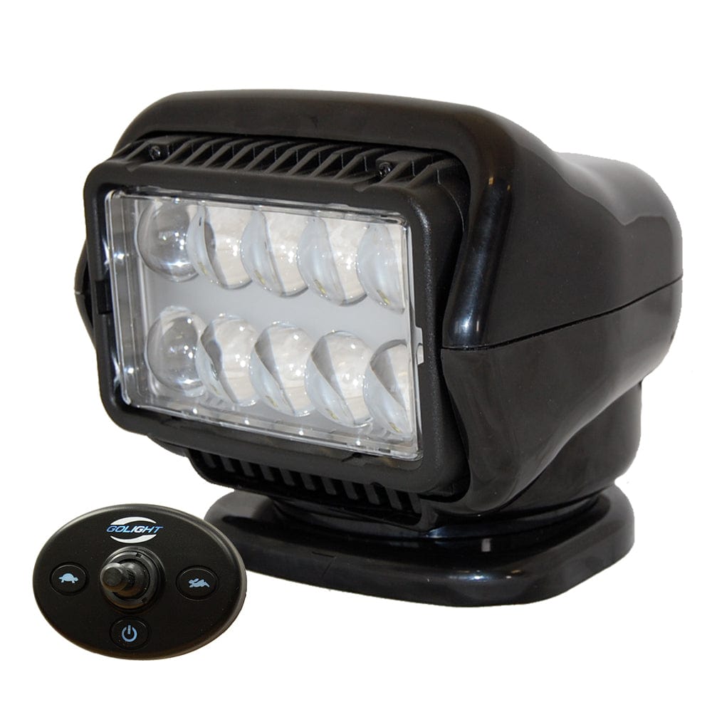 Golight Golight LED Stryker Searchlight w/Wired Dash Remote - Permanent Mount - Black Lighting