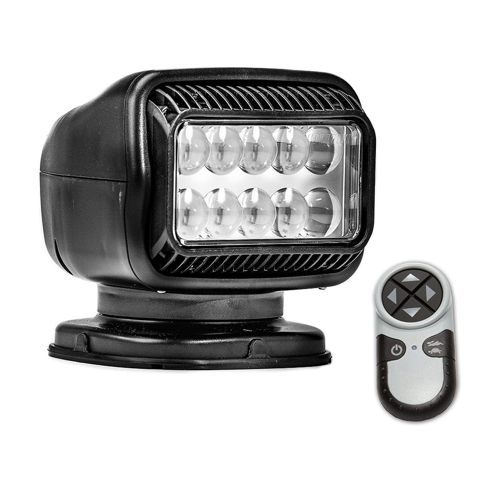 Golight Golight Radioray GT Series Permanent Mount - Black LED - Wireless Handheld Remote Lighting