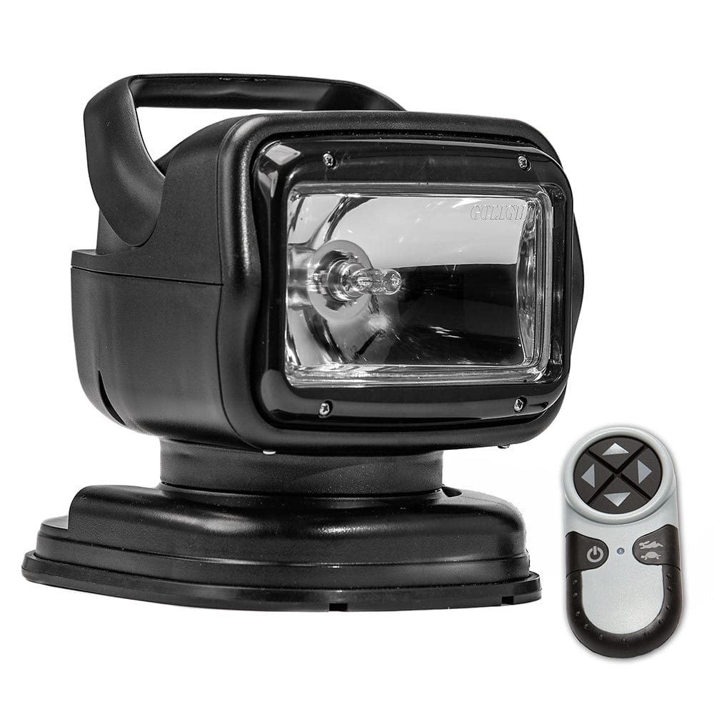 Golight Golight Radioray GT Series Portable Mount - Black Halogen - Wireless Handheld Remote Magnetic Shoe Mount Lighting