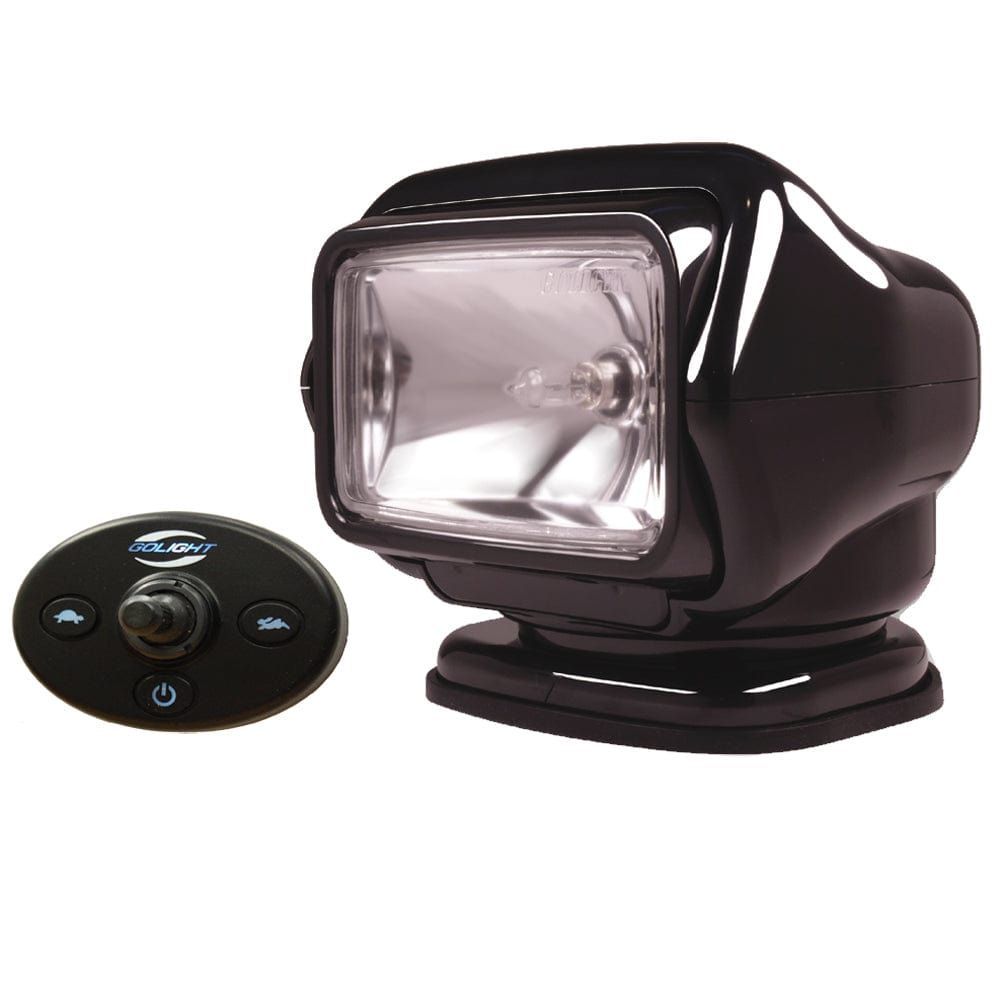 Golight Golight Stryker Searchlight 12V w/Wired Dash Control & 20' Wire Harness - Black Lighting