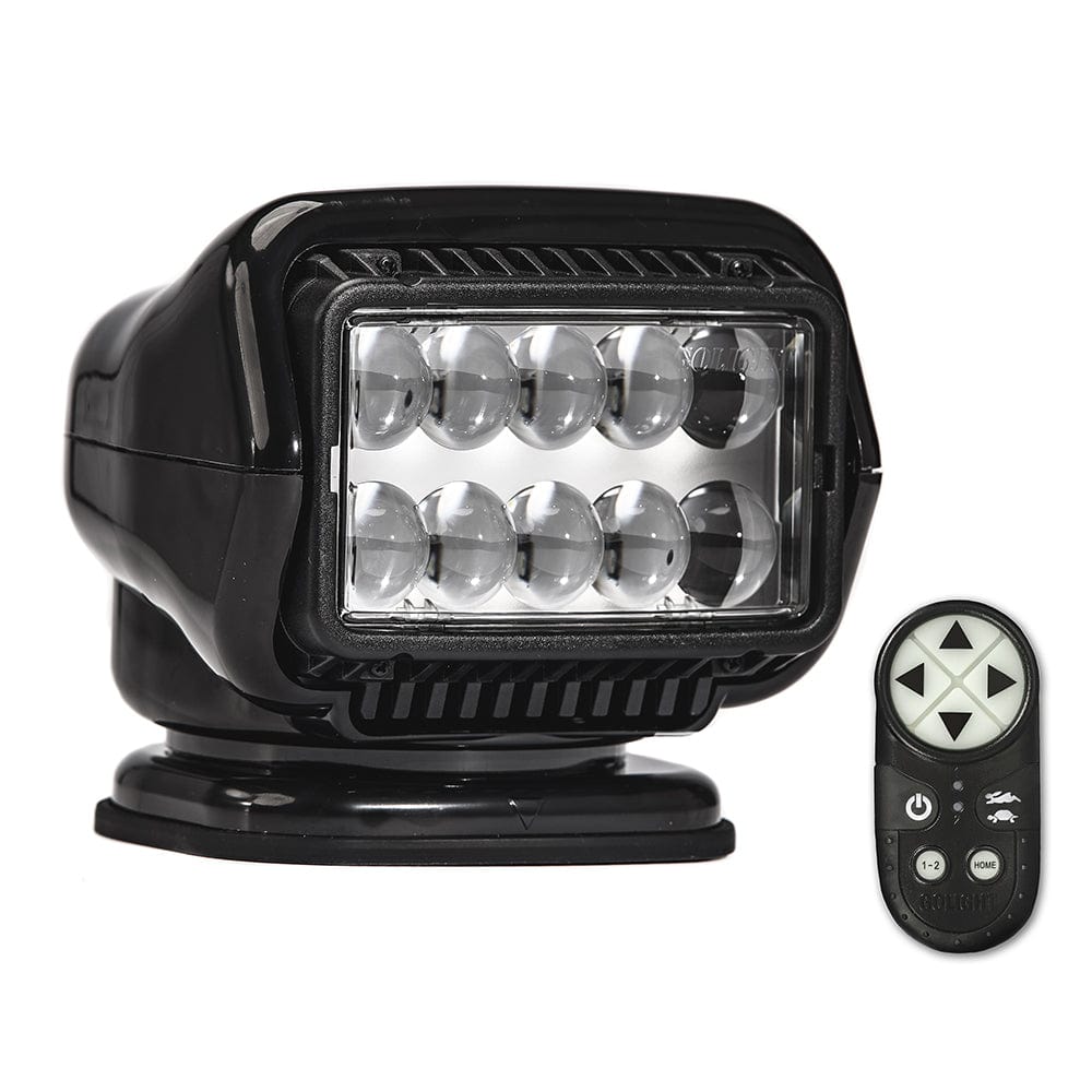 Golight Golight Stryker ST Series Permanent Mount Black LED w/Wireless Handheld Remote Lighting