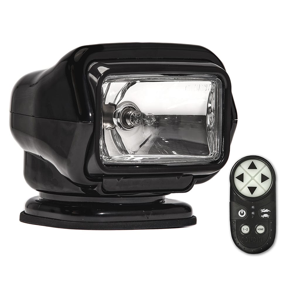 Golight Golight Stryker ST Series Portable Magnetic Base Black Halogen w/Wireless Handheld Remote Lighting