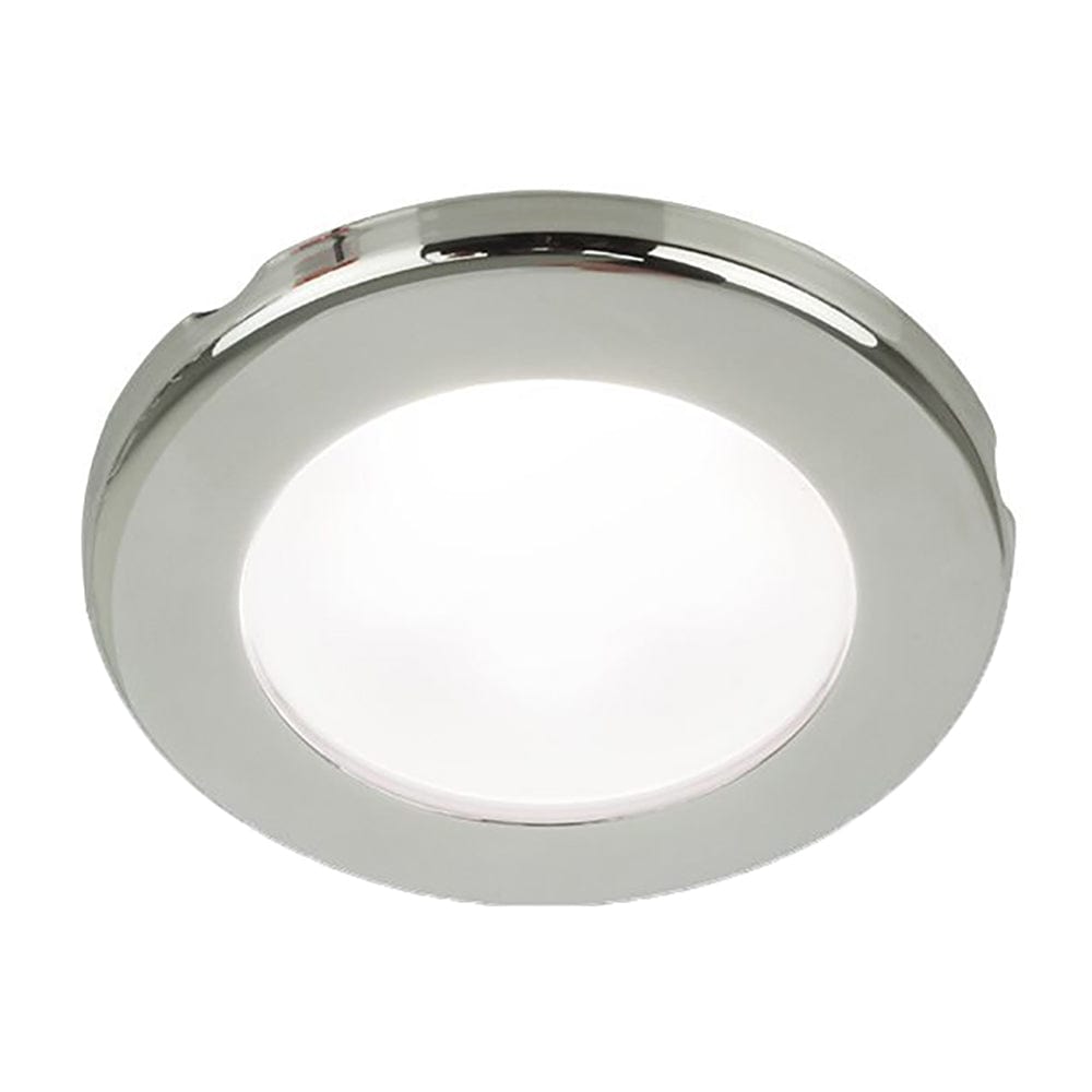 Hella Marine Hella Marine EuroLED 75 3" Round Screw Mount Down Light - White LED - Stainless Steel Rim - 24V Lighting