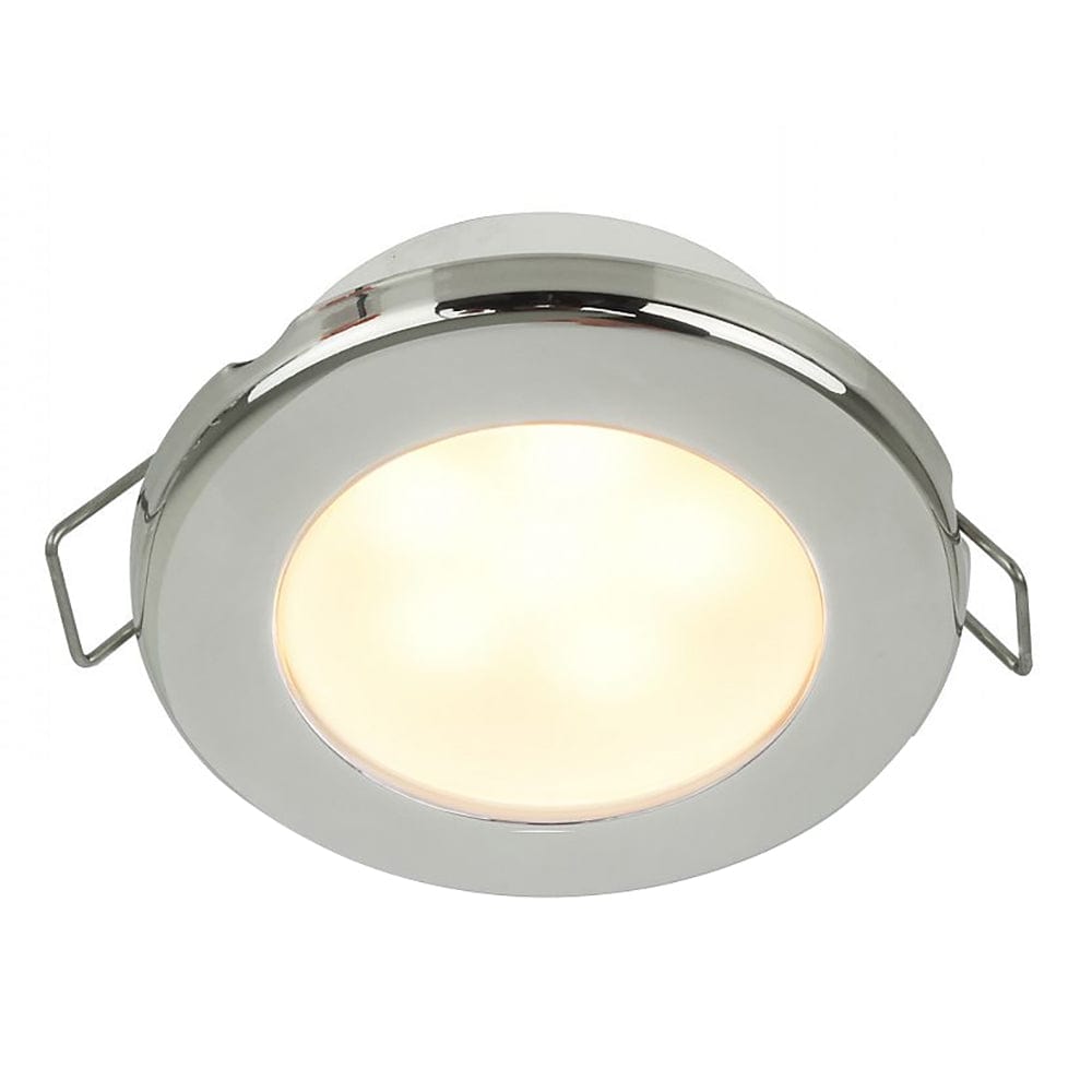 Hella Marine Hella Marine EuroLED 75 3" Round Spring Mount Down Light - Warm White LED - Stainless Steel Rim - 12V Lighting