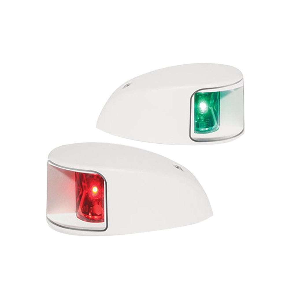Hella Marine Hella Marine NaviLED Deck Mount Port & Starboard Pair - 2nm - Clear Lens/White Housing Lighting