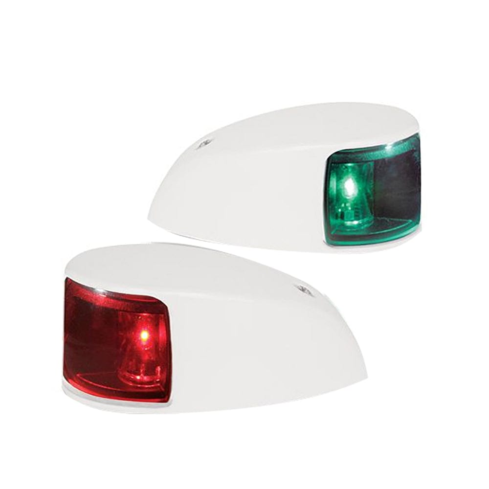 Hella Marine Hella Marine NaviLED Deck Mount Port & Starboard Pair - 2nm - Colored Lens/White Housing Lighting