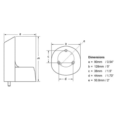 Hella Marine Hella Marine NaviLED PRO Deck Mount Adapter - White Lighting