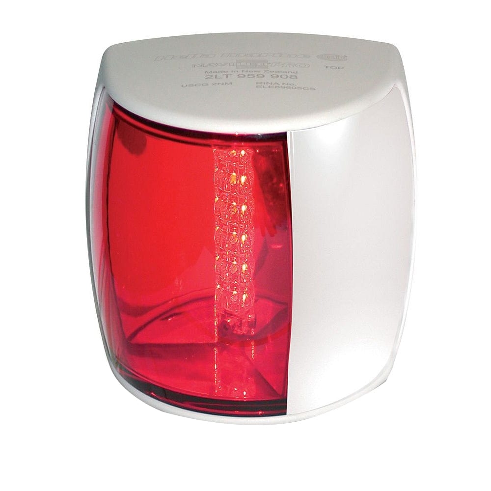 Hella Marine Hella Marine NaviLED PRO Port Navigation Lamp - 2nm - Red Lens/White Housing Lighting