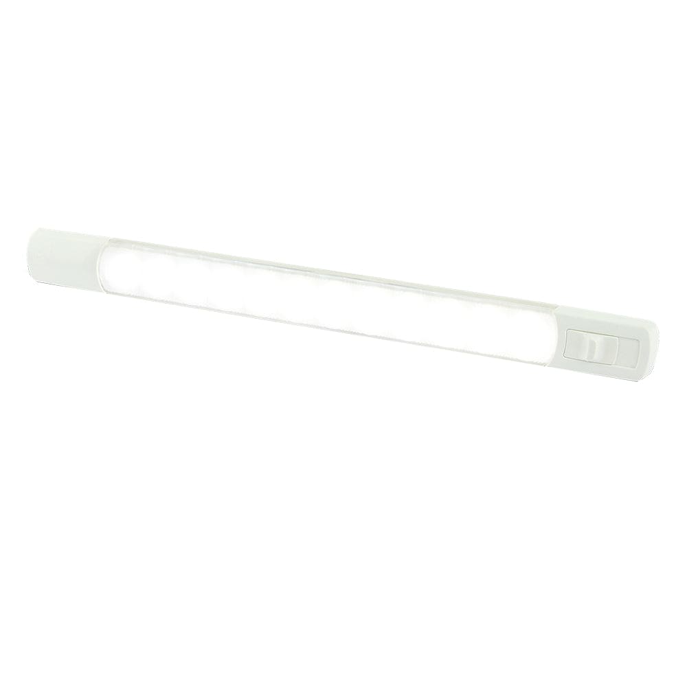 Hella Marine Hella Marine Surface Strip Light w/Switch - White LED - 12V Lighting