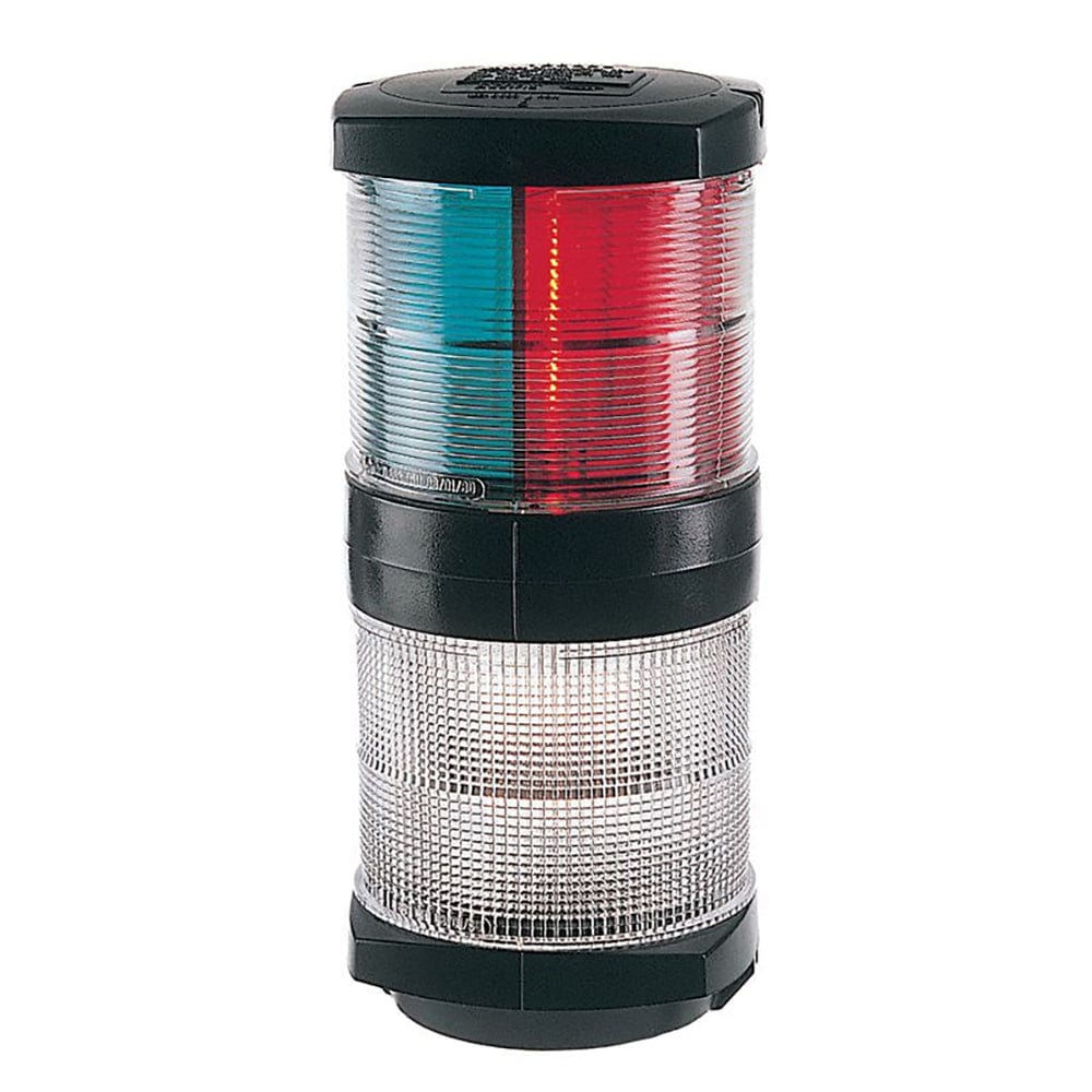 Hella Marine Hella Marine Tri-Color Navigation Light/Anchor Navigation Lamp- Incandescent - 2nm - Black Housing - 12V Lighting