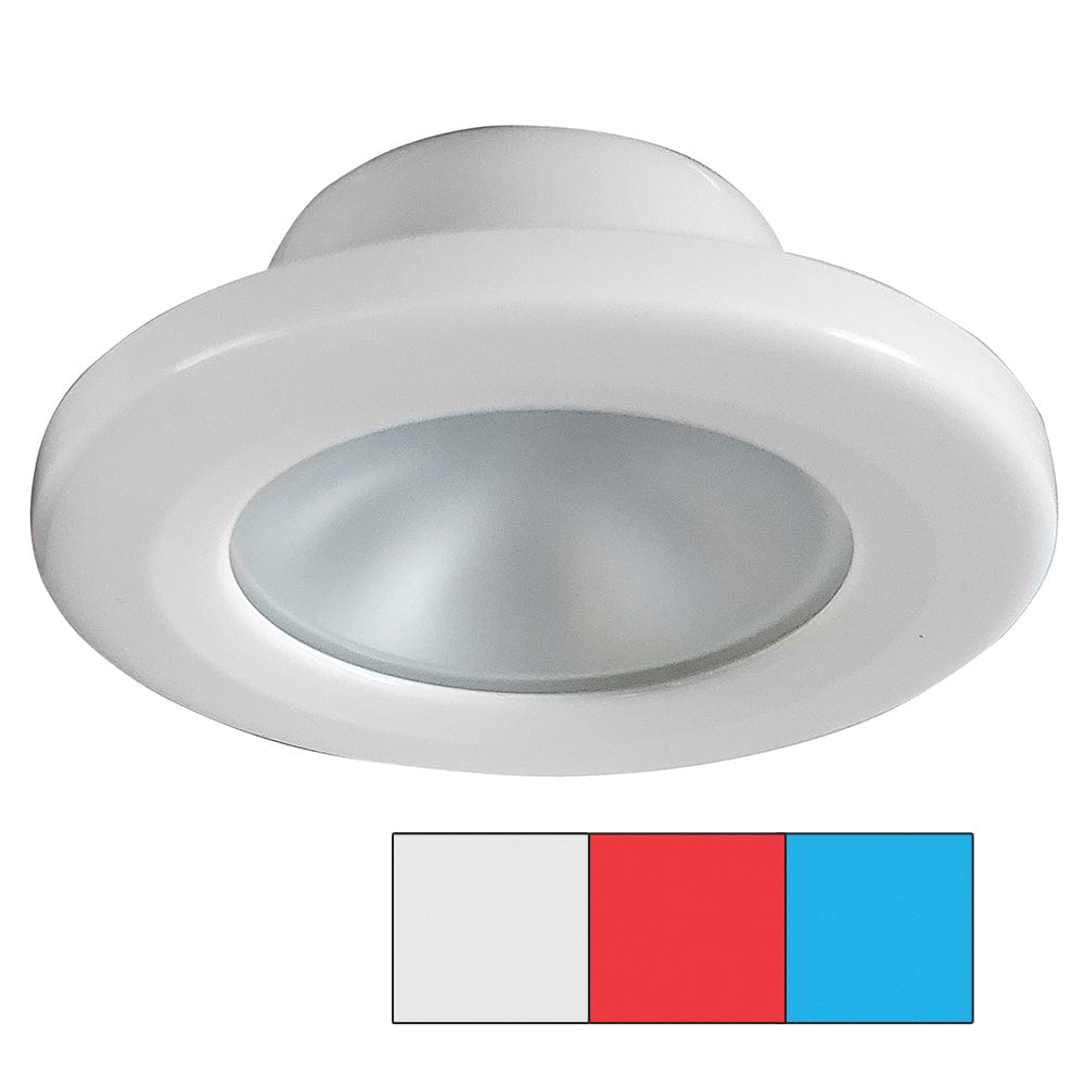 I2Systems Inc i2Systems Apeiron A3120 Screw Mount Light - Red, Cool White & Blue - White Finish Lighting