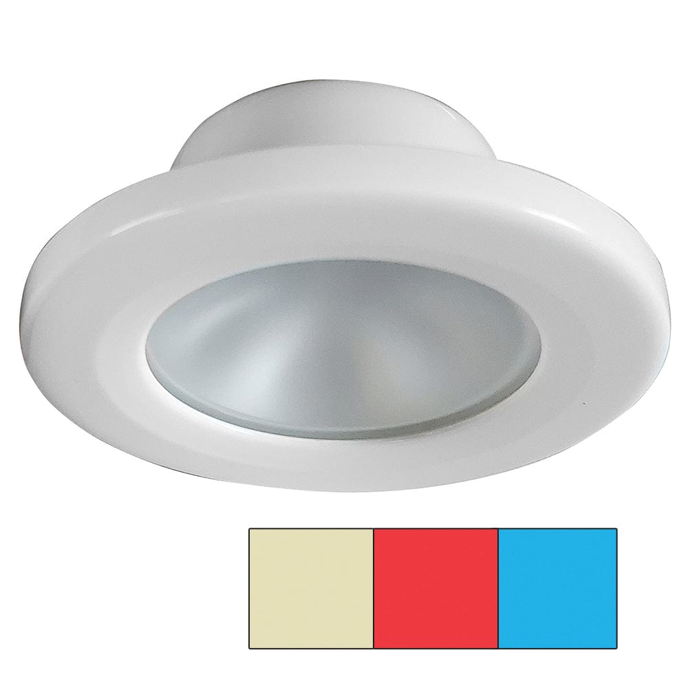 I2Systems Inc i2Systems Apeiron A3120 Screw Mount Light - Red, Warm White & Blue - White Finish Lighting