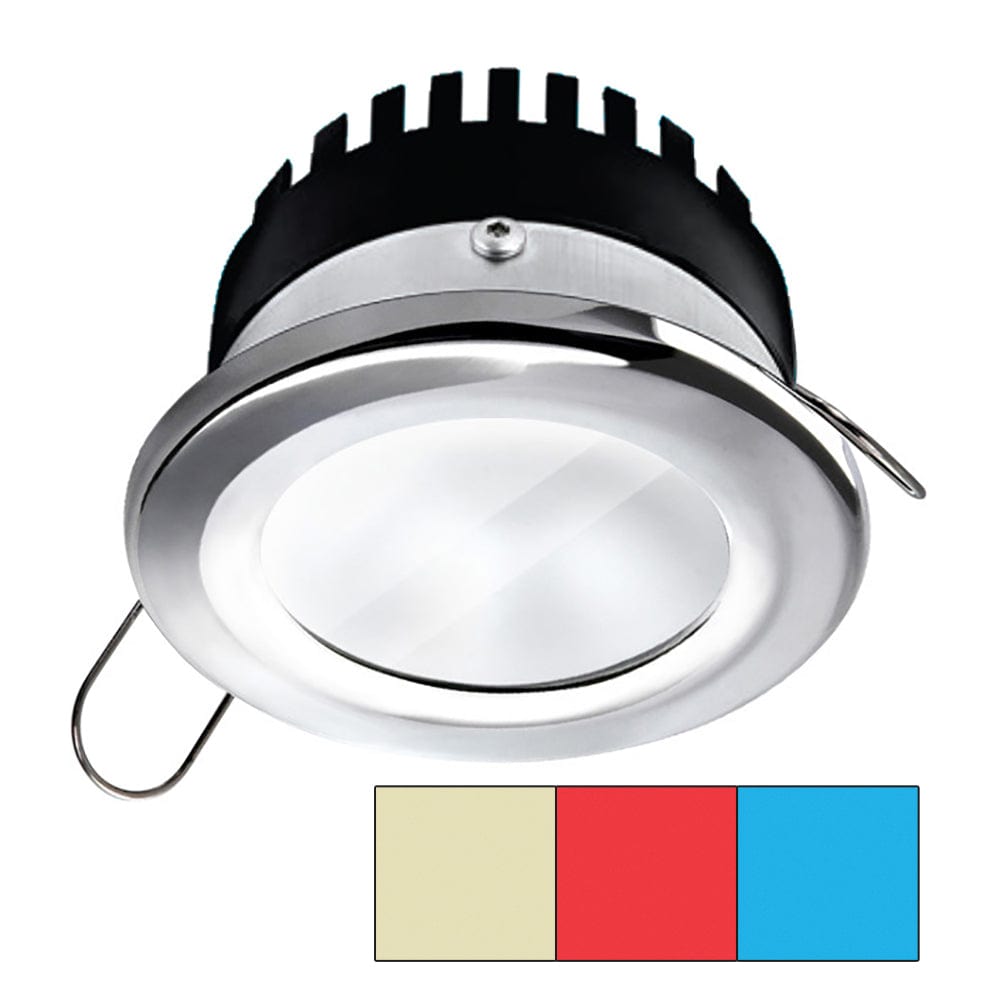 I2Systems Inc i2Systems Apeiron™ Pro A503 - 3W - Round -Cool White/Red/Blue - Round - Chrome Finish Lighting