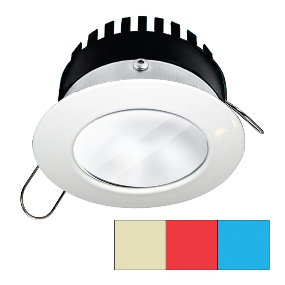 I2Systems Inc i2Systems Apeiron Pro A503 - 3W - Round - Warm White, Red & Blue - White Finish Lighting
