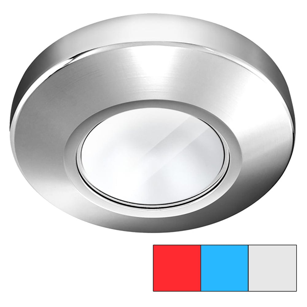 I2Systems Inc i2Systems Profile P1120 Tri-Light Surface Light - Red, Cool White & Blue - Chrome Finish Lighting