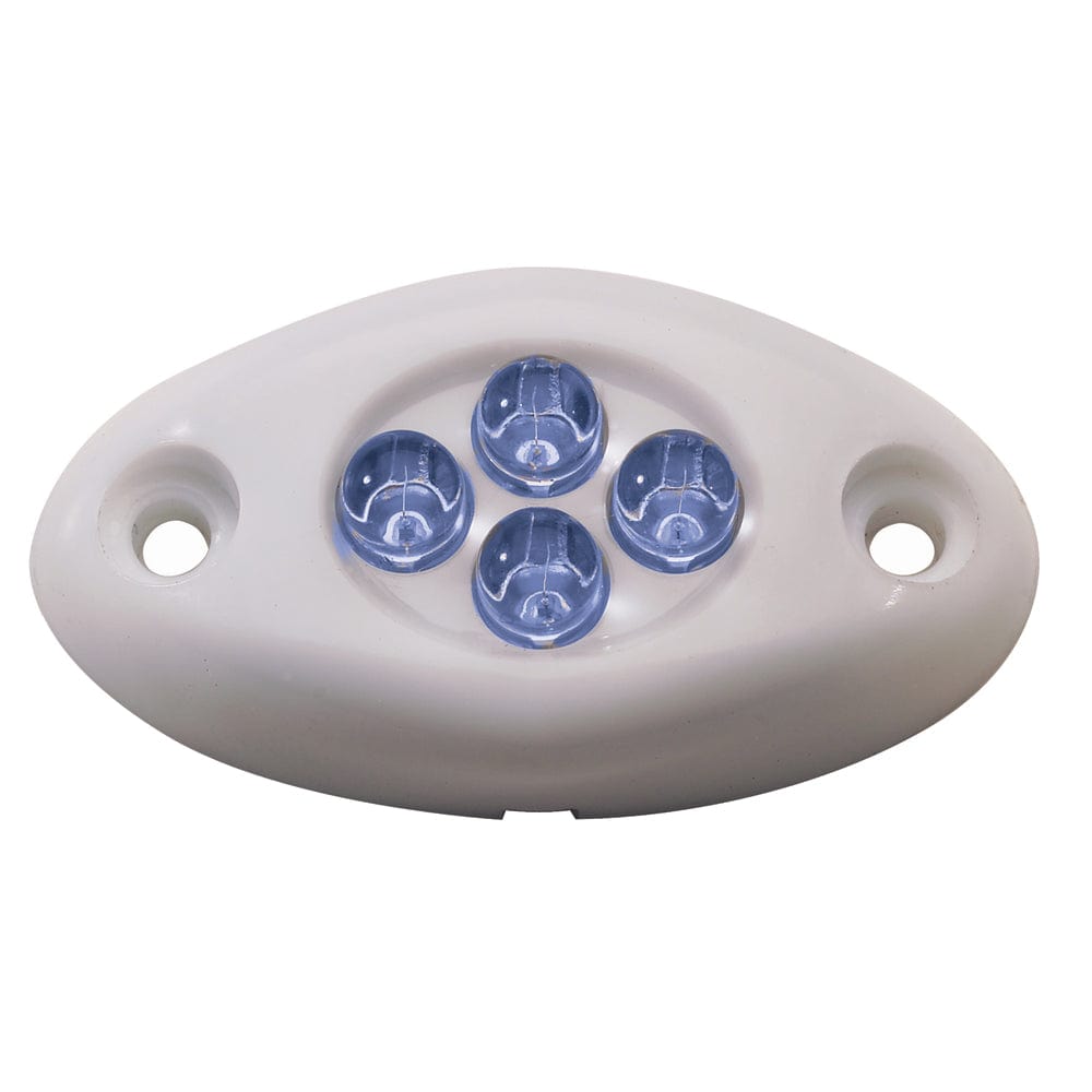 Innovative Lighting Innovative Lighting Courtesy Light - 4 LED Surface Mount - Blue LED/White Case Lighting