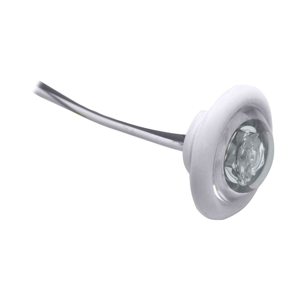 Innovative Lighting Innovative Lighting LED Bulkhead/Livewell Light "The Shortie" White LED w/ White Grommet Lighting