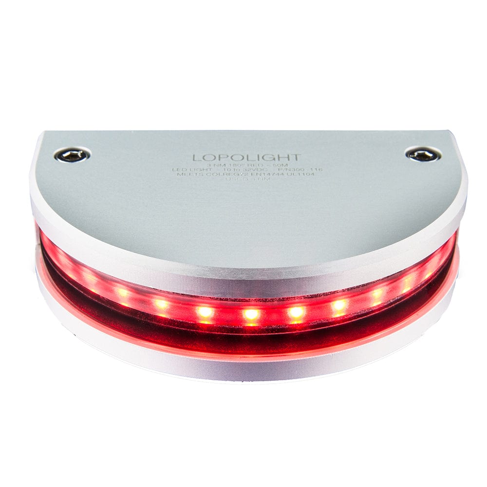 Lopolight Lopolight Red 180° Navigation Light - 3nm Vertical Mount - 0.7M Cable Lighting