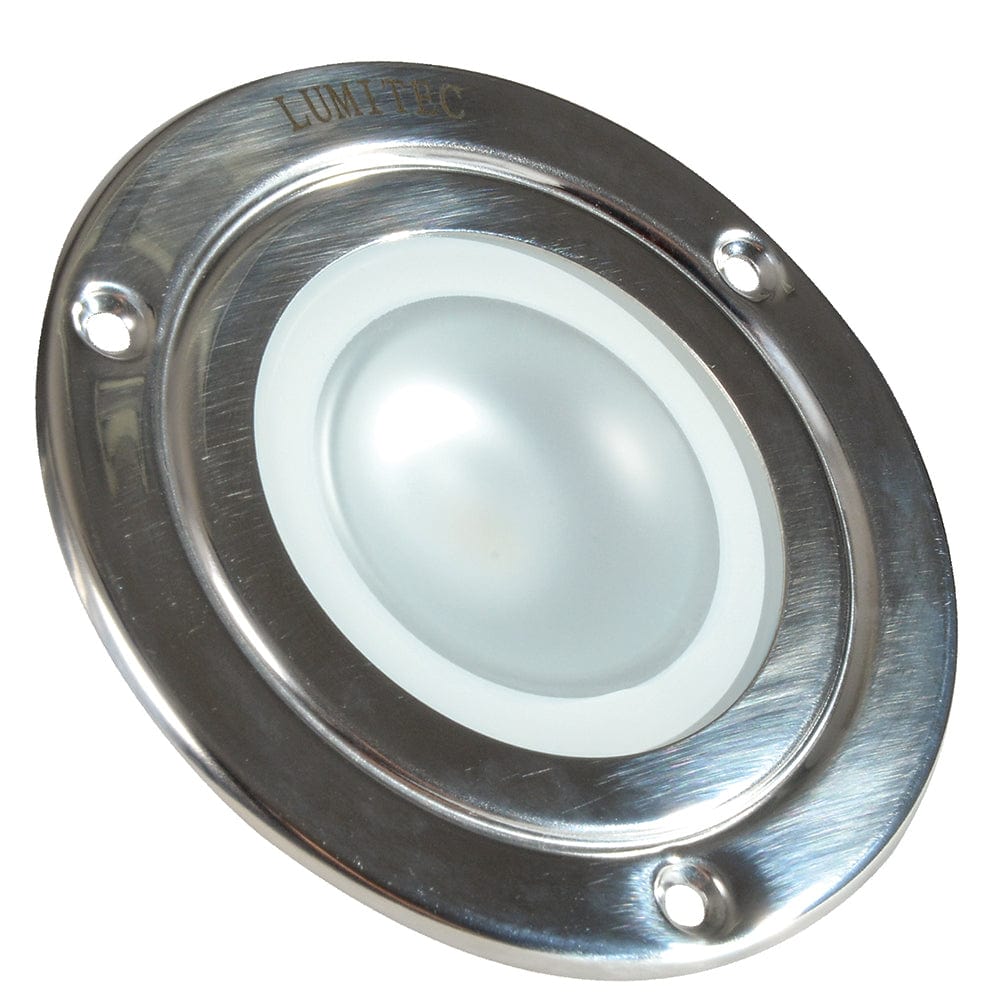 Lumitec Lumitec Shadow - Flush Mount Down Light - Polished SS Finish - 3-Color Red/Blue Non Dimming w/White Dimming Lighting