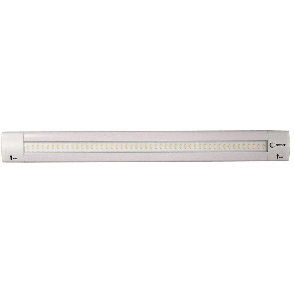 Lunasea Lighting Lunasea 12" Adjustable Angle LED Light Bar - w/Push Button Switch - 12VDC - Warm White Lighting