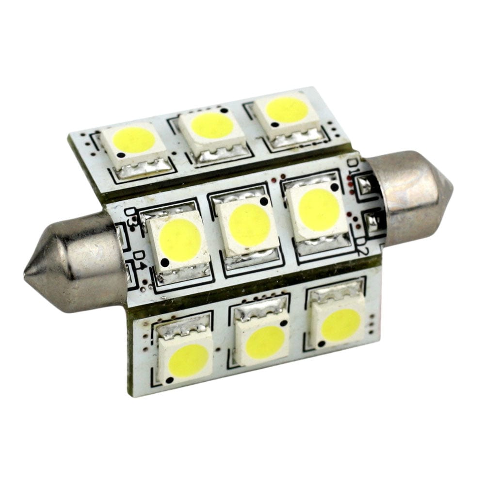 Lunasea Lighting Lunasea 3-Sided 9 LED Festoon - 10-30VDC/2W/141 Lumens - Warm White Lighting