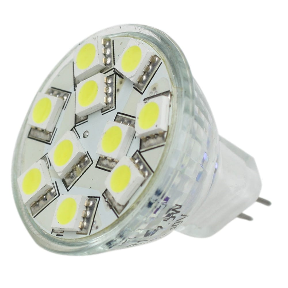 Lunasea Lighting Lunasea MR11 10 LED Light Bulb - Cool White Lighting