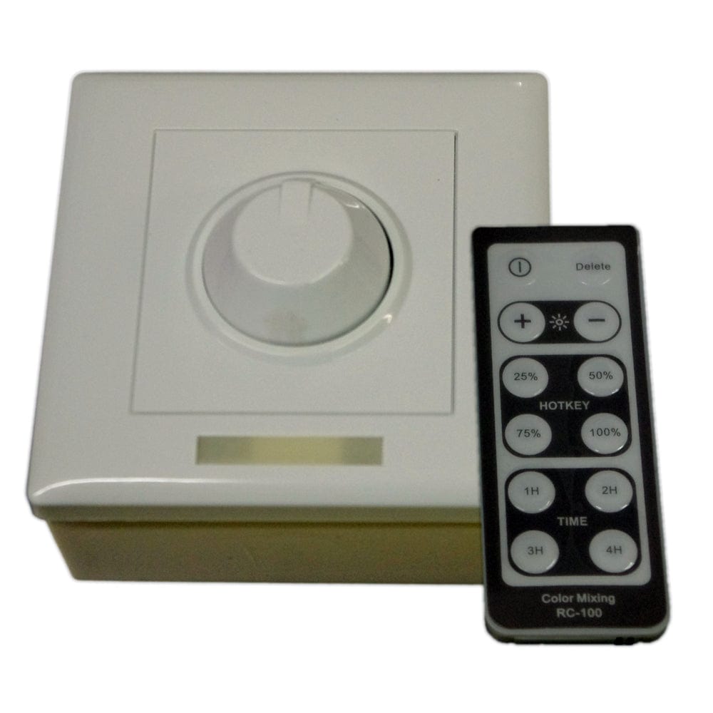 Lunasea Lighting Lunasea Single Color Wall Mount Dimmer w/Controller Lighting