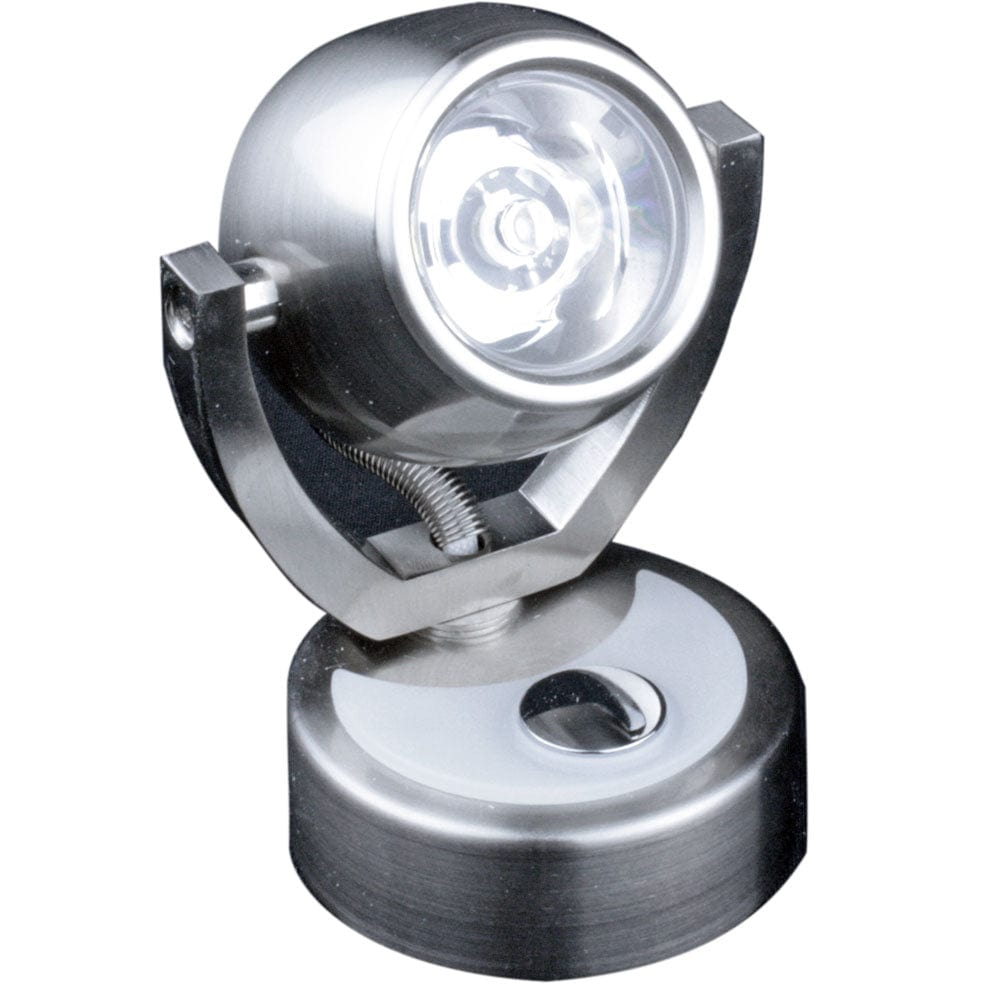 Lunasea Lighting Lunasea Wall Mount LED Light w/Touch Dimming - Warm White/Brushed Nickel Finish - Rotating Light Lighting