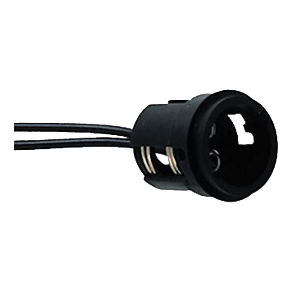Perko Perko Double Contact Bayonet Socket - Black Polymer w/10" Pigtail Lighting