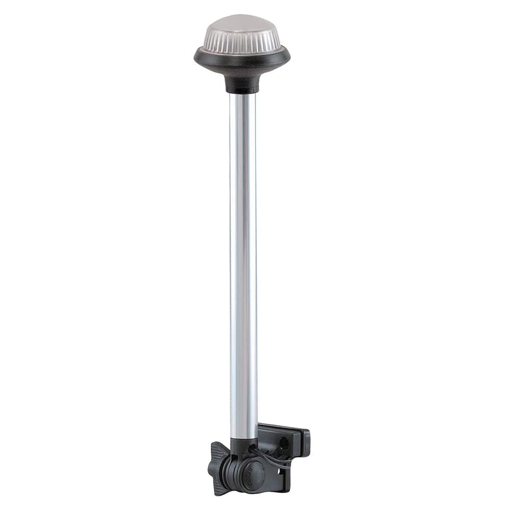 Perko Perko Fold Down All-Round Frosted Globe Pole Light - Horizontal Mount - White Lighting