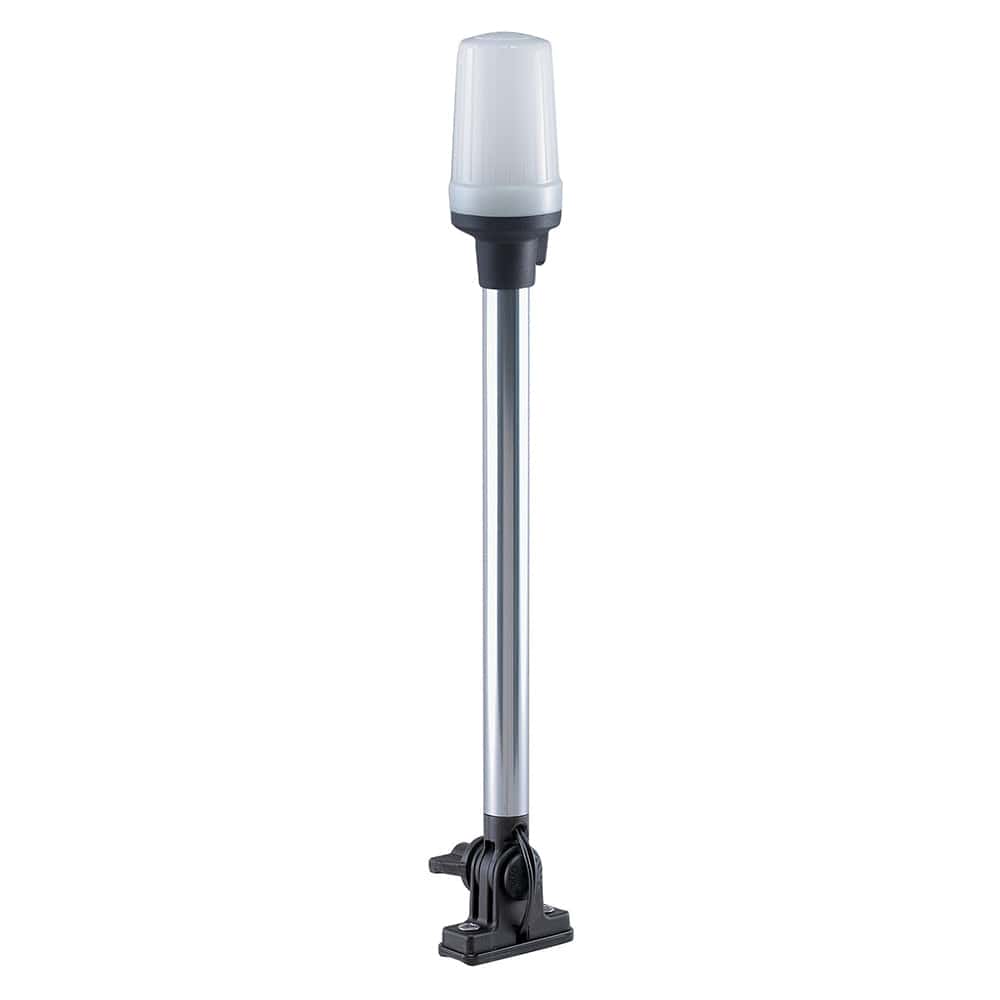 Perko Perko Fold Down All-Round Pole Light - Vertical Mount - White Lighting