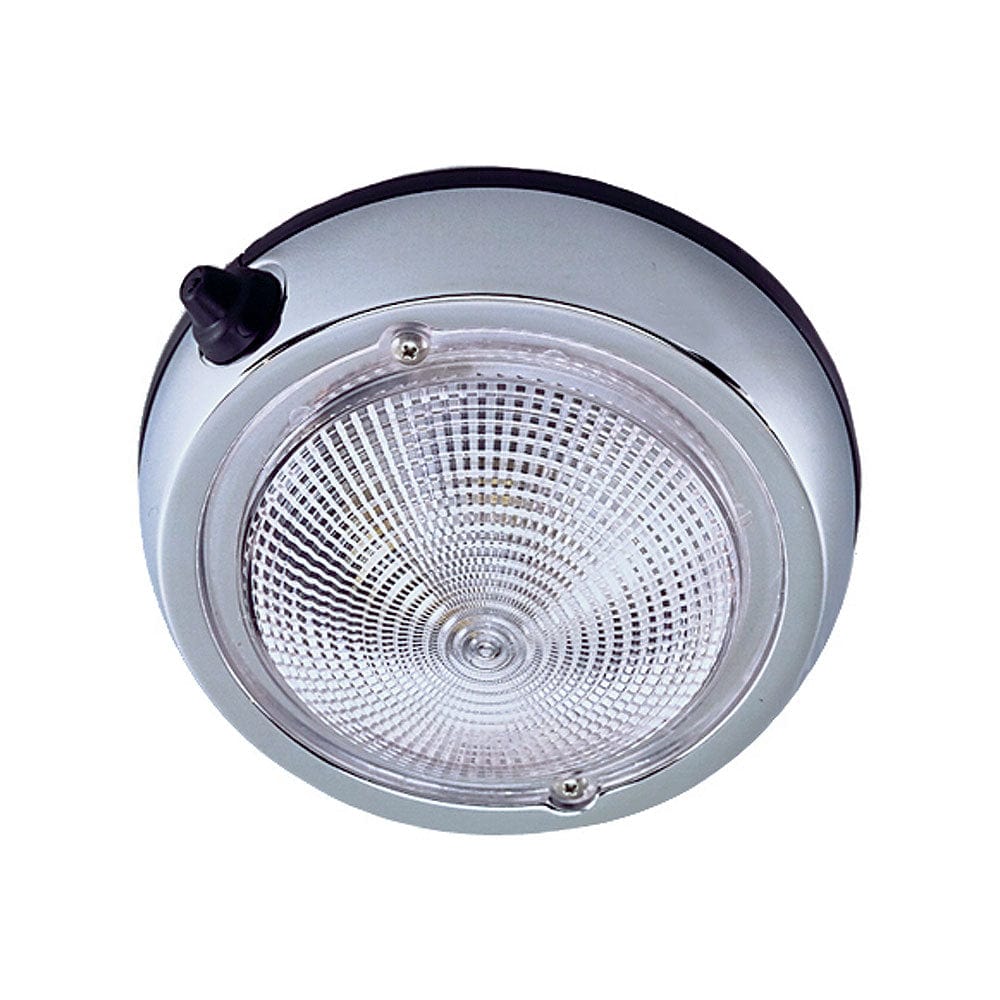 Perko Perko Surface Mount Dome Light - 6" O.D.(5" Lens) - Chrome Plated Lighting