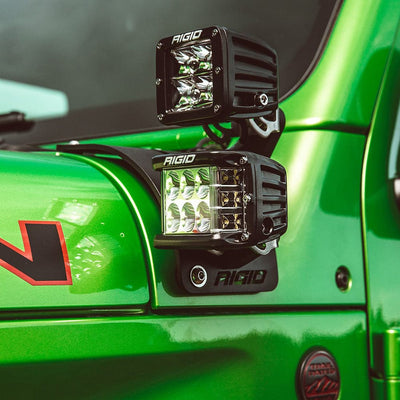 RIGID Industries RIGID Industries 2018 Jeep Wrangler JL Cowl Mount for 2 D-Series Lighting