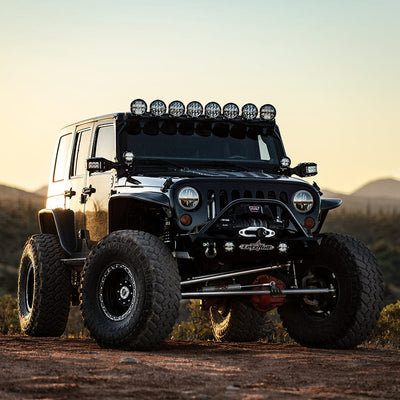RIGID Industries RIGID Industries 360-Series 4" LED Off-Road Fog Light Drive Beam w/Amber Backlight - Black Housing Lighting