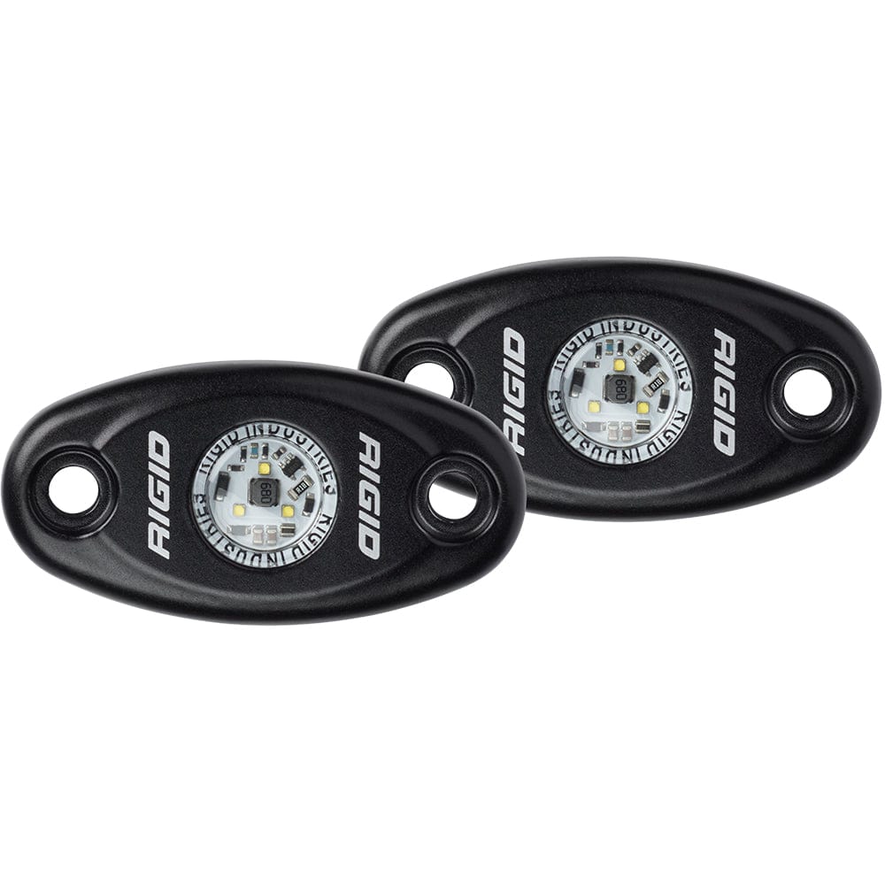 RIGID Industries RIGID Industries A-Series Black High Power LED Light - Pair - Red Lighting