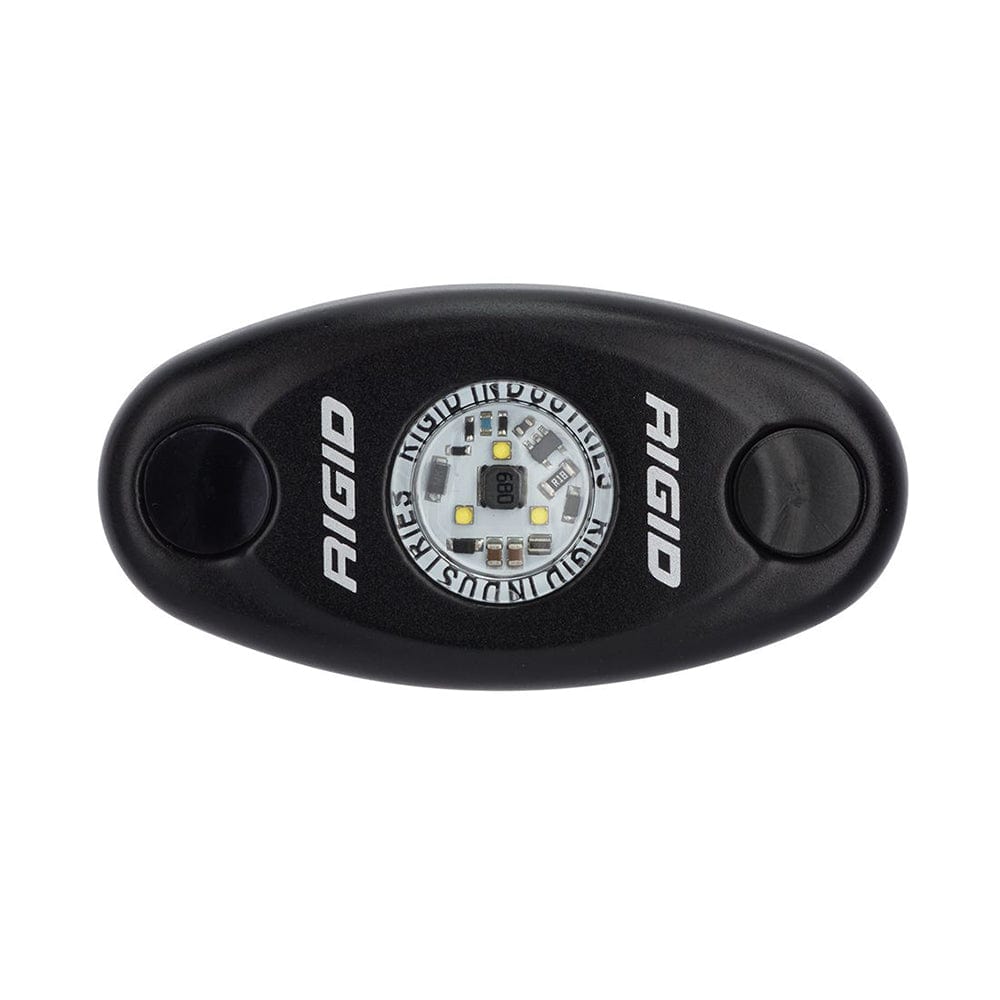 RIGID Industries RIGID Industries A-Series Black High Power LED Light Single - Amber Lighting