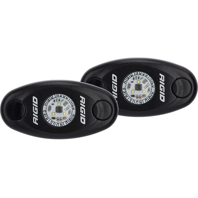 RIGID Industries RIGID Industries A-Series Black Low Power LED Light Pair - Amber Lighting