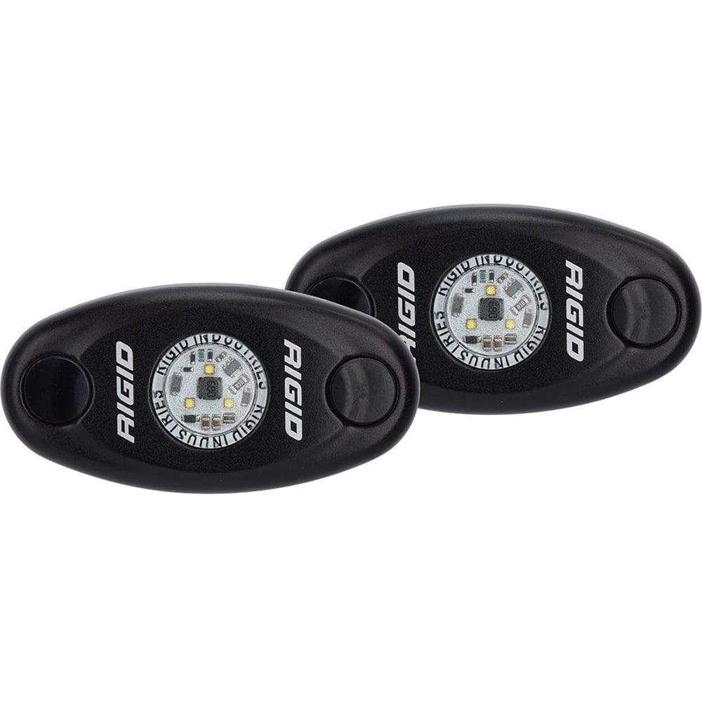 RIGID Industries RIGID Industries A-Series Black Low Power LED Light Pair - Red Lighting