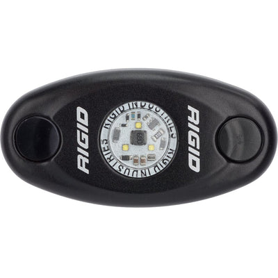 RIGID Industries RIGID Industries A-Series Black Low Power LED Light - Single - Neon White Lighting