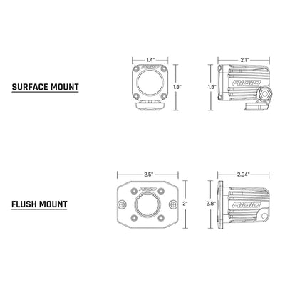 RIGID Industries RIGID Industries Ignite Surface Mount Diffused - White LED Lighting