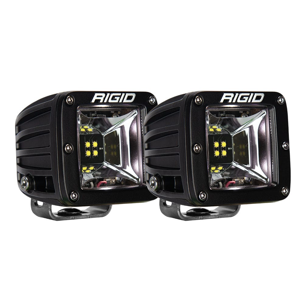RIGID Industries RIGID Industries Radiance Scene Lights - Surface Mount Pair - Black w/White LED Backlight Lighting