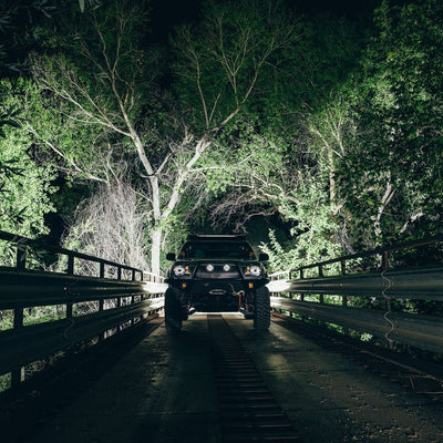 RIGID Industries RIGID Industries Radiance Scene Lights - Surface Mount Pair - Black w/White LED Backlight Lighting