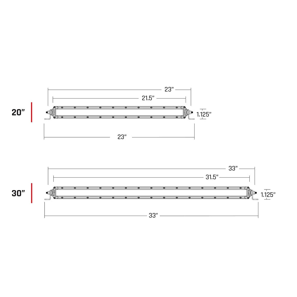 RIGID Industries RIGID Industries SAE Compliant SR-SRS 30" Light Bar - Black Lighting